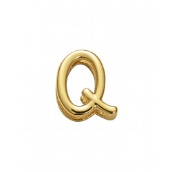 MOTIVO PULSERA VICEROY CHIC LETRA Q DE ACERO IP DORADO ACABADO BRILLO 13 MILÍMETROS