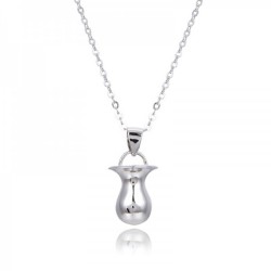 GARGANTILLA PLATA LISA RODIO CHUPETE