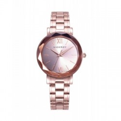 RELOJ VICEROY MUJER ANALÓGICO CAJA ACERO IP ROSA 32 MILÍMETROS ESFERA IP ROSA CRISTAL FACETADO ARMIS IP ROSA AJUSABLE