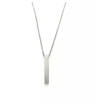 COLLAR HOMBRE ACERO LESTOR BARRA 5X35 MILÍMETROS LARGO 60 CENTÍMETROS