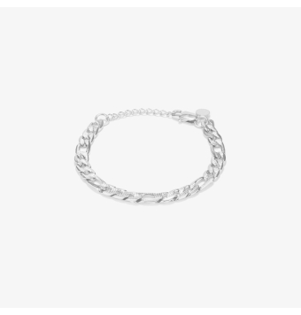 PULSERA RADIANT PADLOCK HOMBRE ACERO CARTIER 3X1 ANCHO 7 MILÍMETROS LARGO AJUSTABLE 18-20 CENTÍMETROS