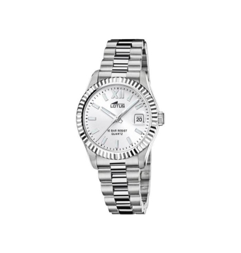 RELOJ LOTUS FREEDOM MUJER 18930/1 CADENA ACERO CAJA ACERO 32.5 MILÍMETROS ESFERA COLOR BLANCO CON CALENDARIO