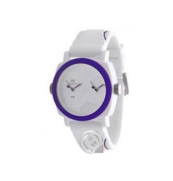 Reloj Digital Marea Hombre correa caucho blanco esfera blanca