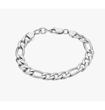 PULSERA LOTUS HOMBRE STYLE URBAN ACERO LARGO 21 CENTÍMETROS ANCHO 10 MILÍMETROS