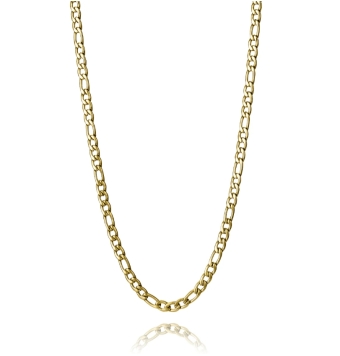 COLLAR VICEROY HOMBRE ACERO IP DORADO BARBADA ANCHO 3 MILÍMETROS LARGO 55-60 CENTÍMETROS