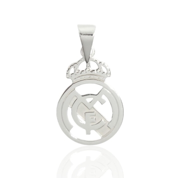 COLGANTE ESCUDO DE FÚTBOL PLATA DE LEY 925 20X15 MILÍMETROS