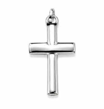 COLGANTE PLATA DE LEY 925 CRUZ LISA 36X21 MILÍMETROS