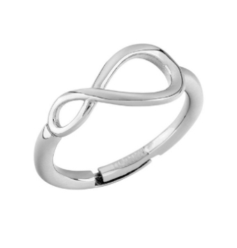 ANILLO ABIERTO MAREA INFINITO ANCHO 8 MILÍMETROS